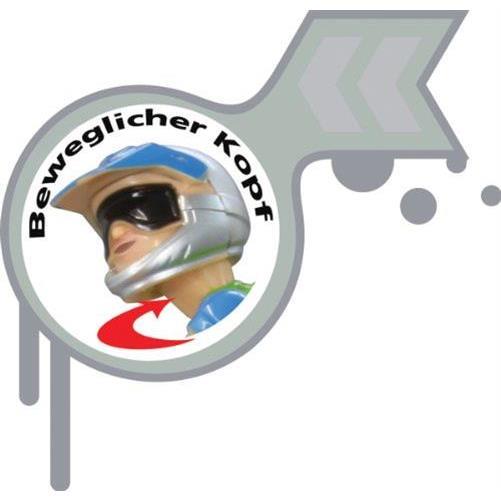 Jamara Fahrrad mit Sound und Licht Fahrradfahrer Radler batteriebetrieben Trettbewegung