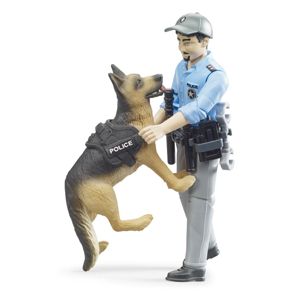 Bruder 62150 - bworld Polizist mit Hund