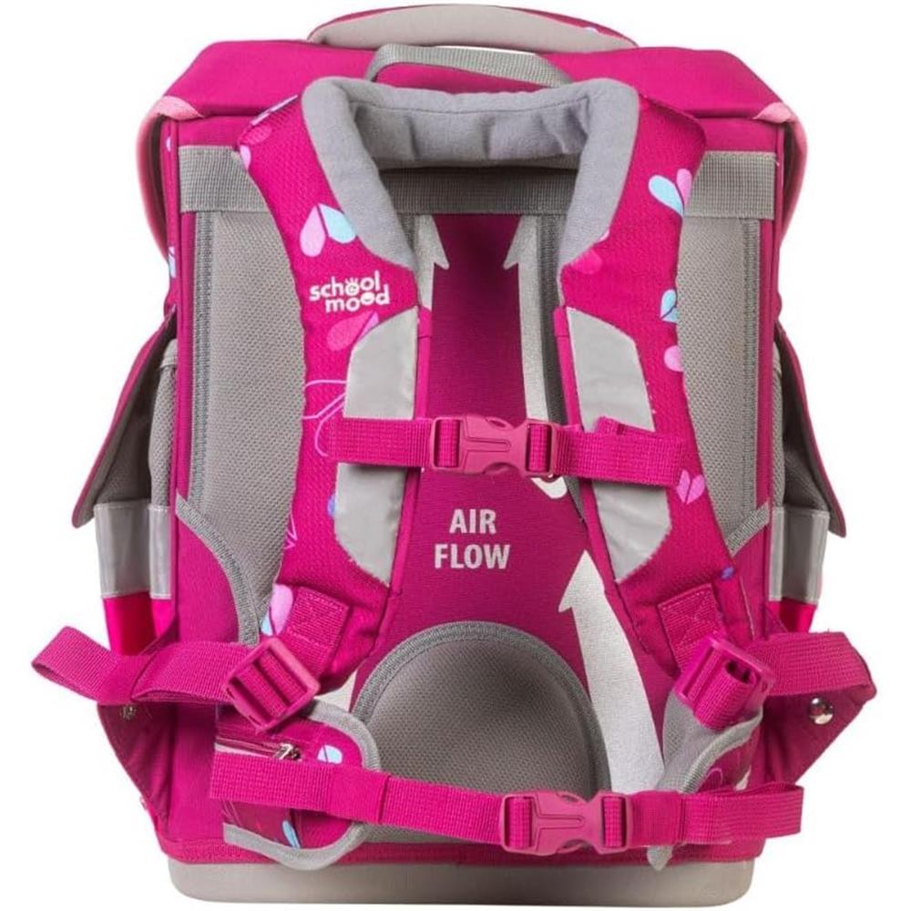 School-Mood Schulranzenset Timeless Pro Klara (Häschen), 7-teilig