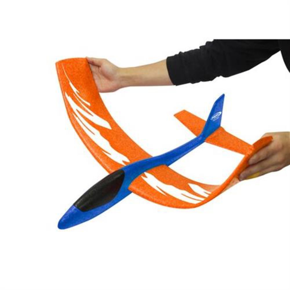 Jamara Pilo XL Schaumwurfgleiter EPP Tragfläche orange blau Flugzeug