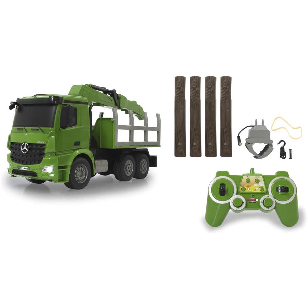 Jamara Holztransporter Mercedes-Benz Arocs, 1:20, 2,4GHz, ferngesteuerter LKW