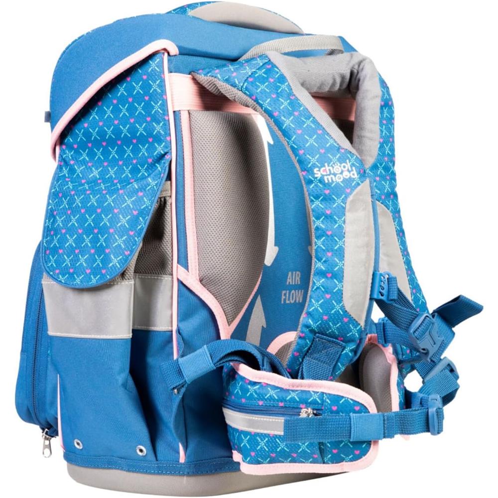 School-Mood Schulranzenset Timeless Pro Mila (Pferd), 7-teilig