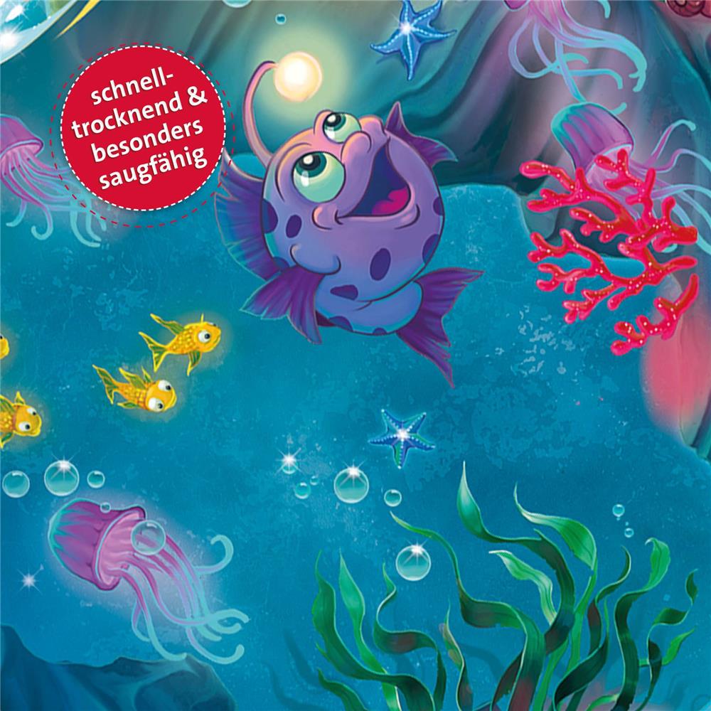 Roth Kinder-Badetuch, Magische Meerjungfrau, 60 cm x 120 cm, schnell trocknend