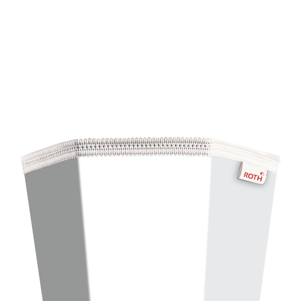 Roth Schultüte-Rohling/Basteltüte, weiß, 85cm, eckig, Rot(h)-Spitze, ohne Verschluss