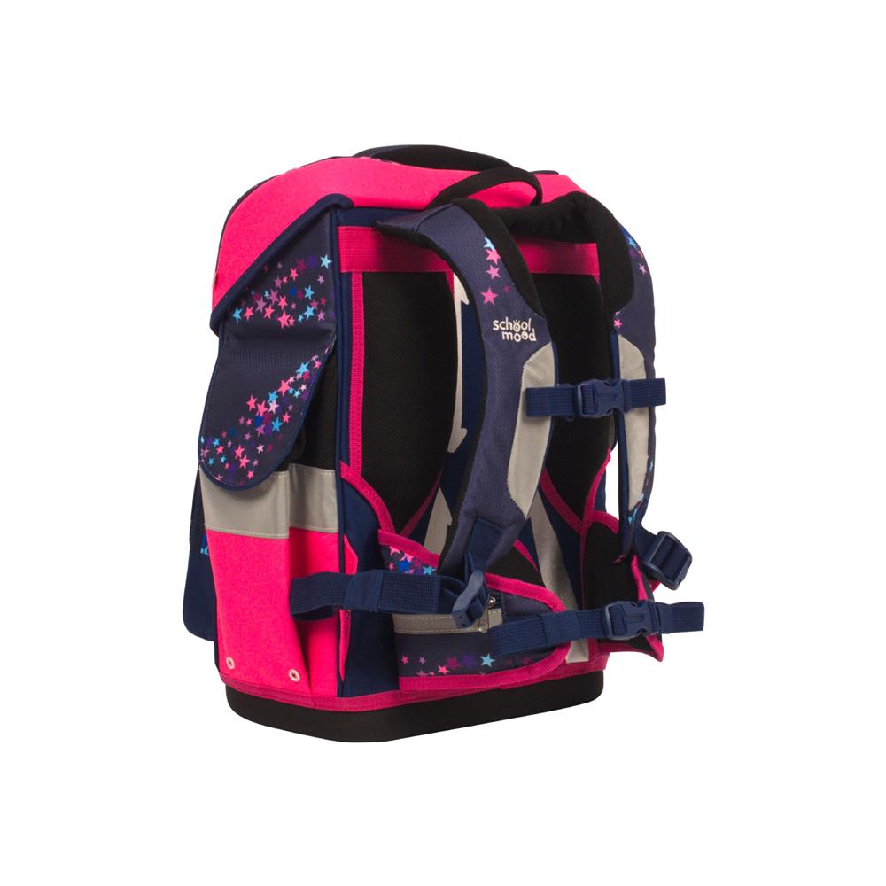 School-Mood Schulranzenset Timeless Air+ Leni (Hund, violett)