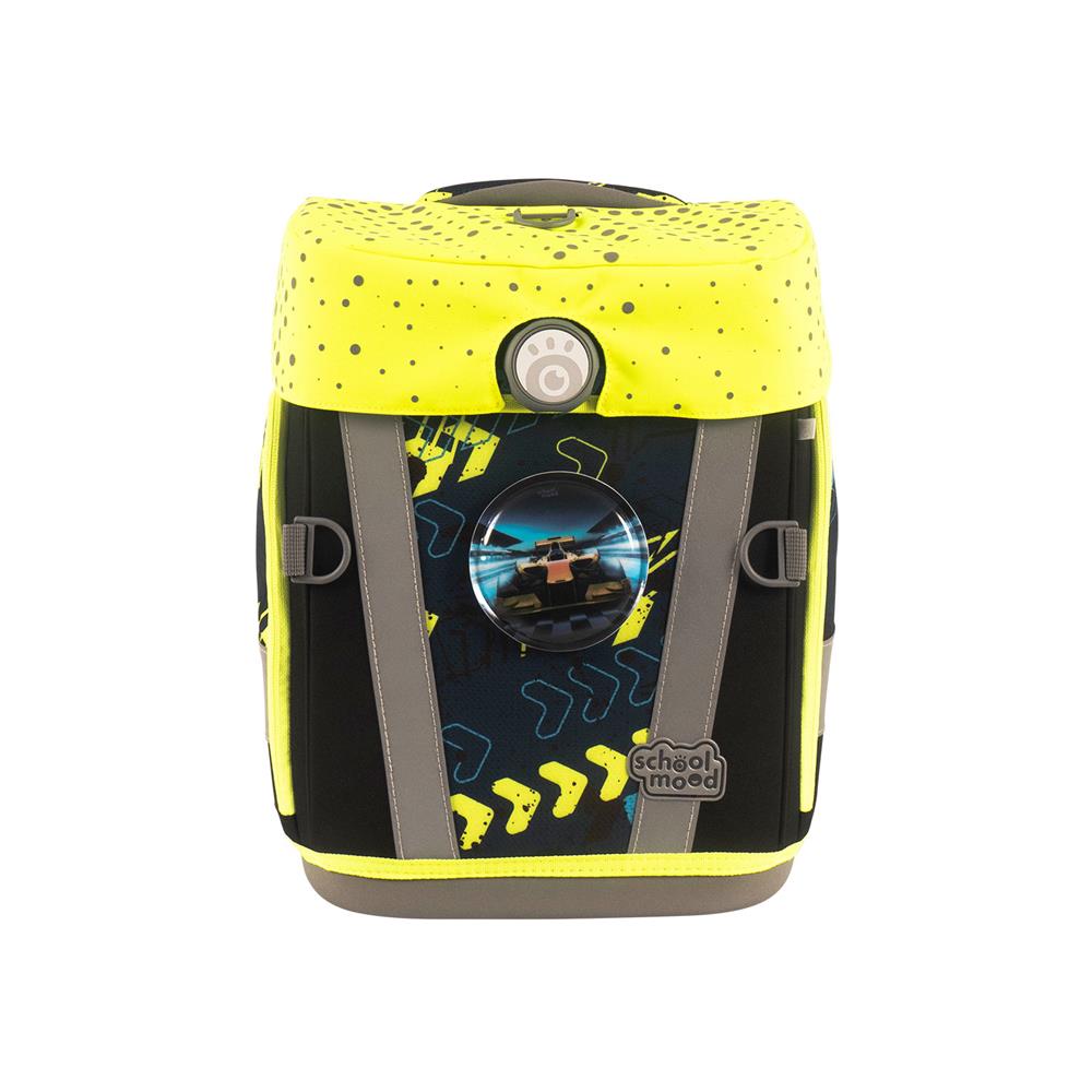 School-Mood NeonCap (gelb) Leuchtkappe für Schulranzen Hero Air+
