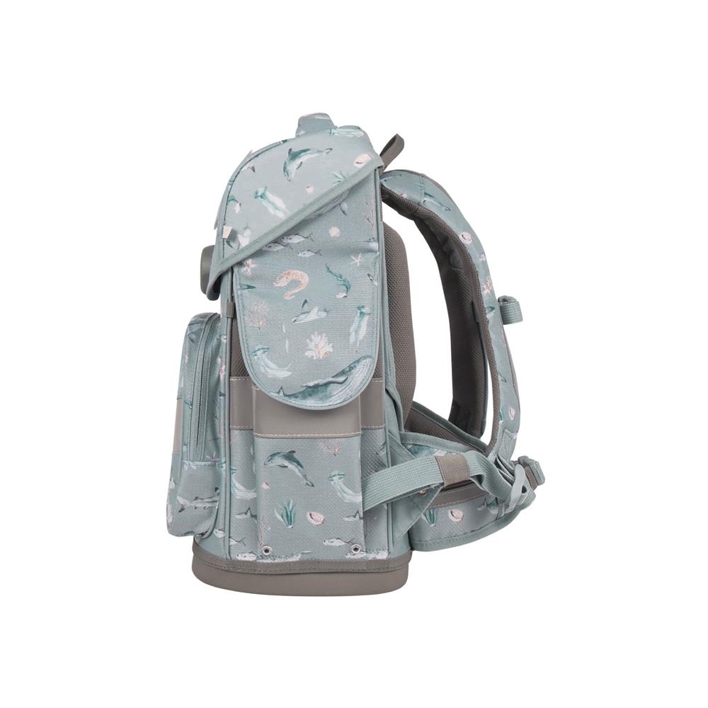 School-Mood Schulranzenset Timeless Air+ Aqua (Nordic Collection, blau)