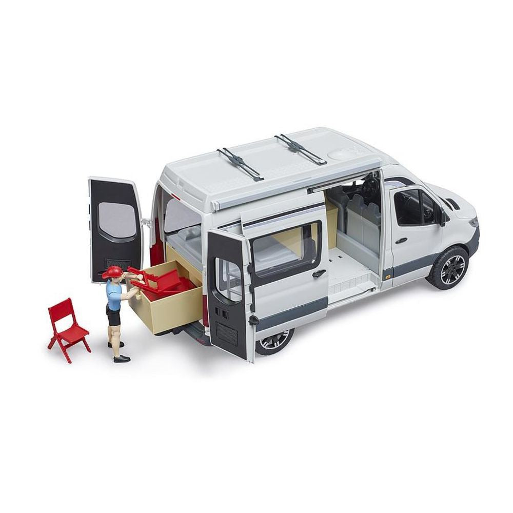 Bruder 02672 - MB Sprinter Camper mit Fahrer