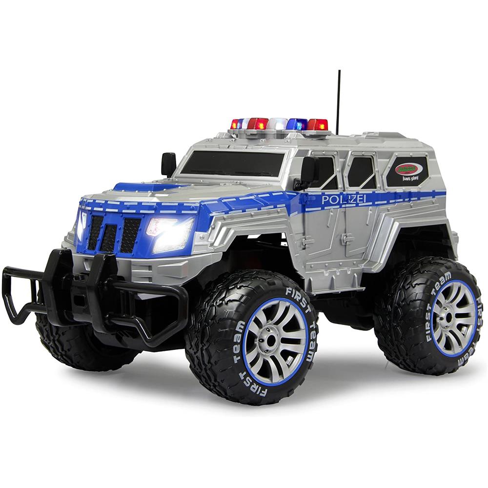 Jamara Polizei Panzerwagen Monstertruck, 1:12, 27MHz, LED inkl. Akku & Ladegerät