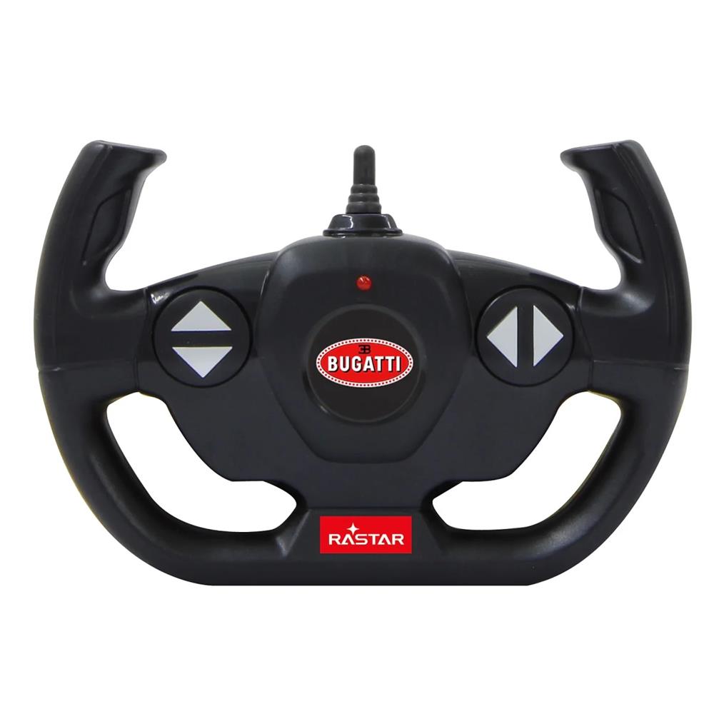 Jamara Bugatti Chiron 1:14 schwarz 2,4GHz Ferngesteuertes Auto mit LED Fahrlicht