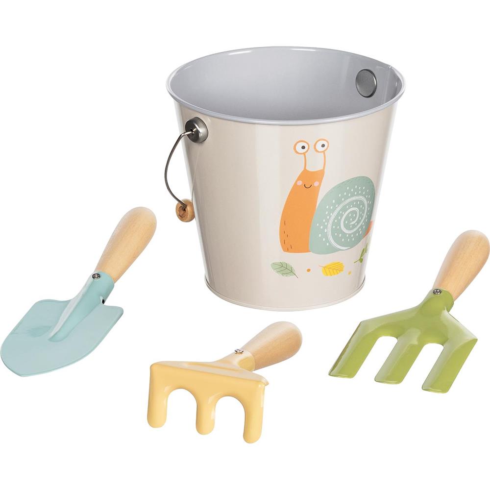 Goki Gartenwerkzeug-Set „Schnecke“ – Für kleine Gärtner ab 3 Jahren
