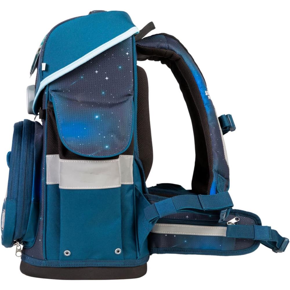 School-Mood Schulranzenset Timeless Pro Moritz (Space), 7-teilig
