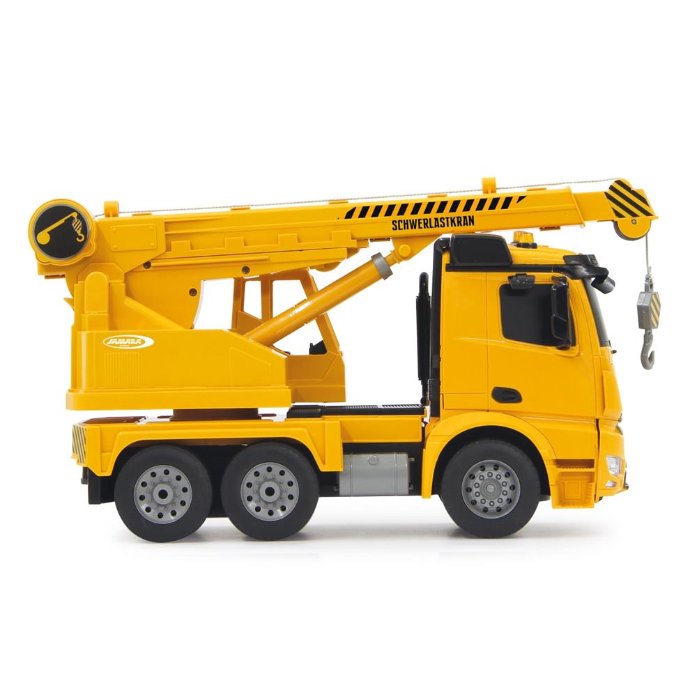 Jamara Schwerlastkran Mercedes-Benz Arocs, 1:20, 2,4GHz, ferngesteuertes Baufahrzeug