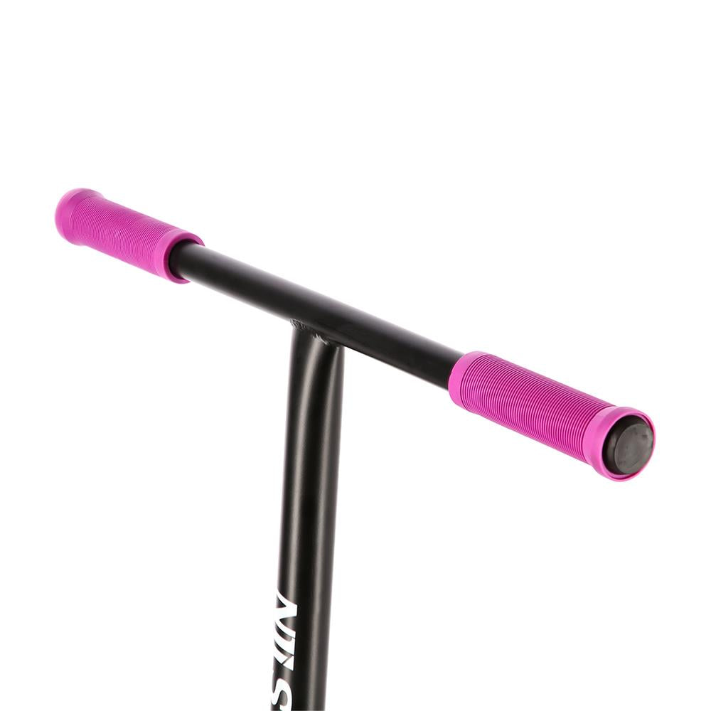 NILS EXTREME HS021 LEAVES Stunt Scooter Pink, Freestyle Roller, ABEC-9, bis 100 kg