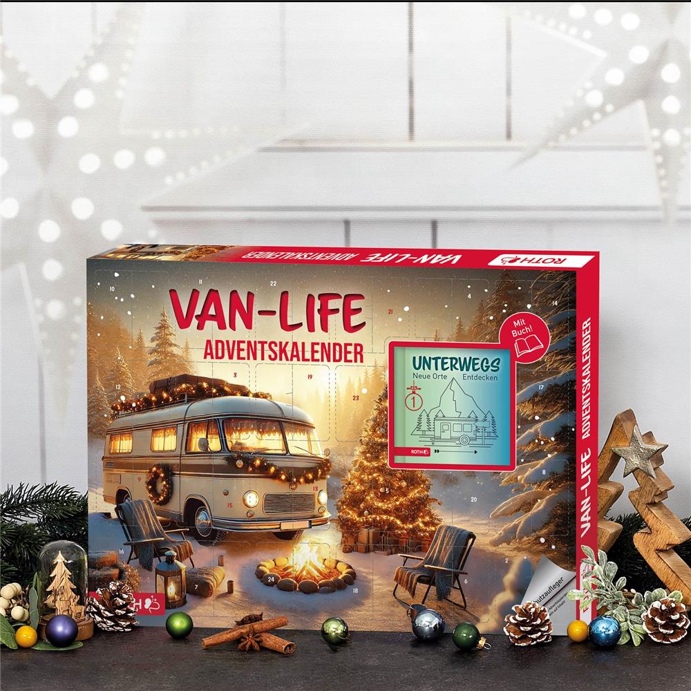 Roth Van-Life-Adventskalender – 24 Camping-Überraschungen & Reisebuch