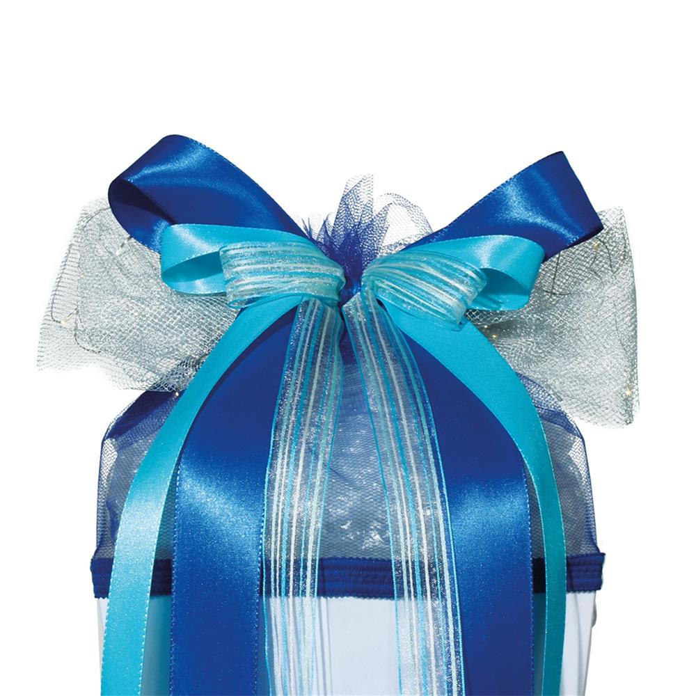 Roth LED-Schultütenschleife "Blue Star" (Blau) fix und fertig gebunden