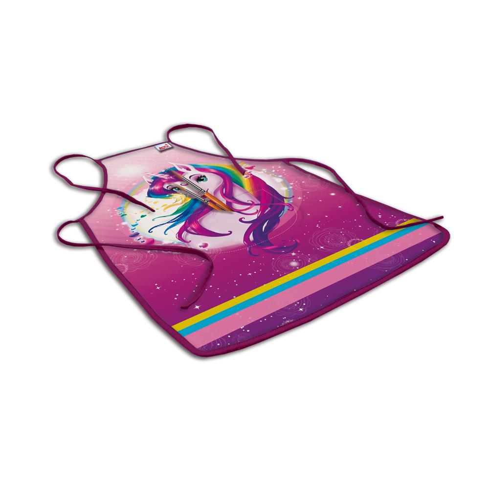 Roth Kinderschürze Einhornportrait, Bastelschürze, Malschürze, Werkenschürze