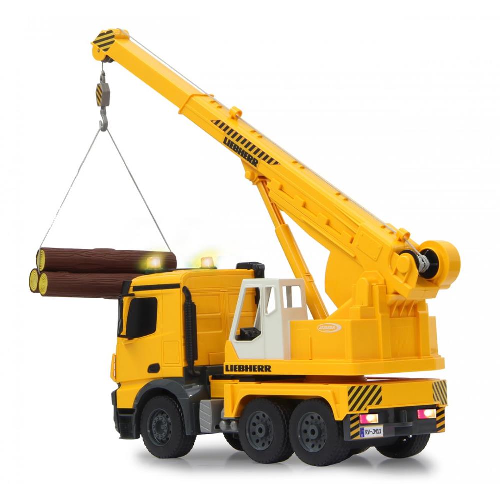 Jamara Schwerlastkran Mercedes-Benz Arocs Liebherr, 1:20, 2,4GHz, ferngesteuertes Baufahrzeug