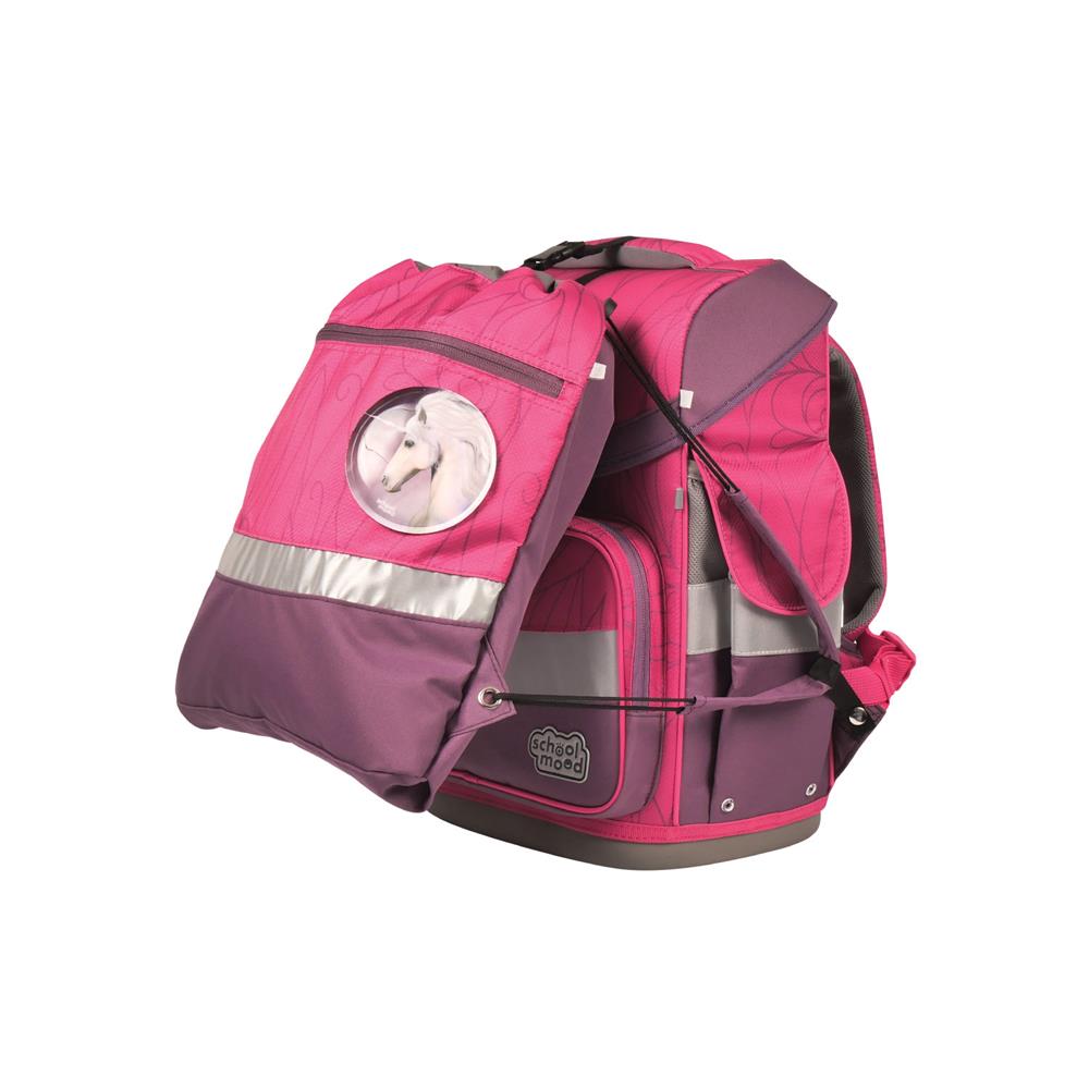 School-Mood Schulranzenset Timeless Air+ Luisa (Einhorn, pink)