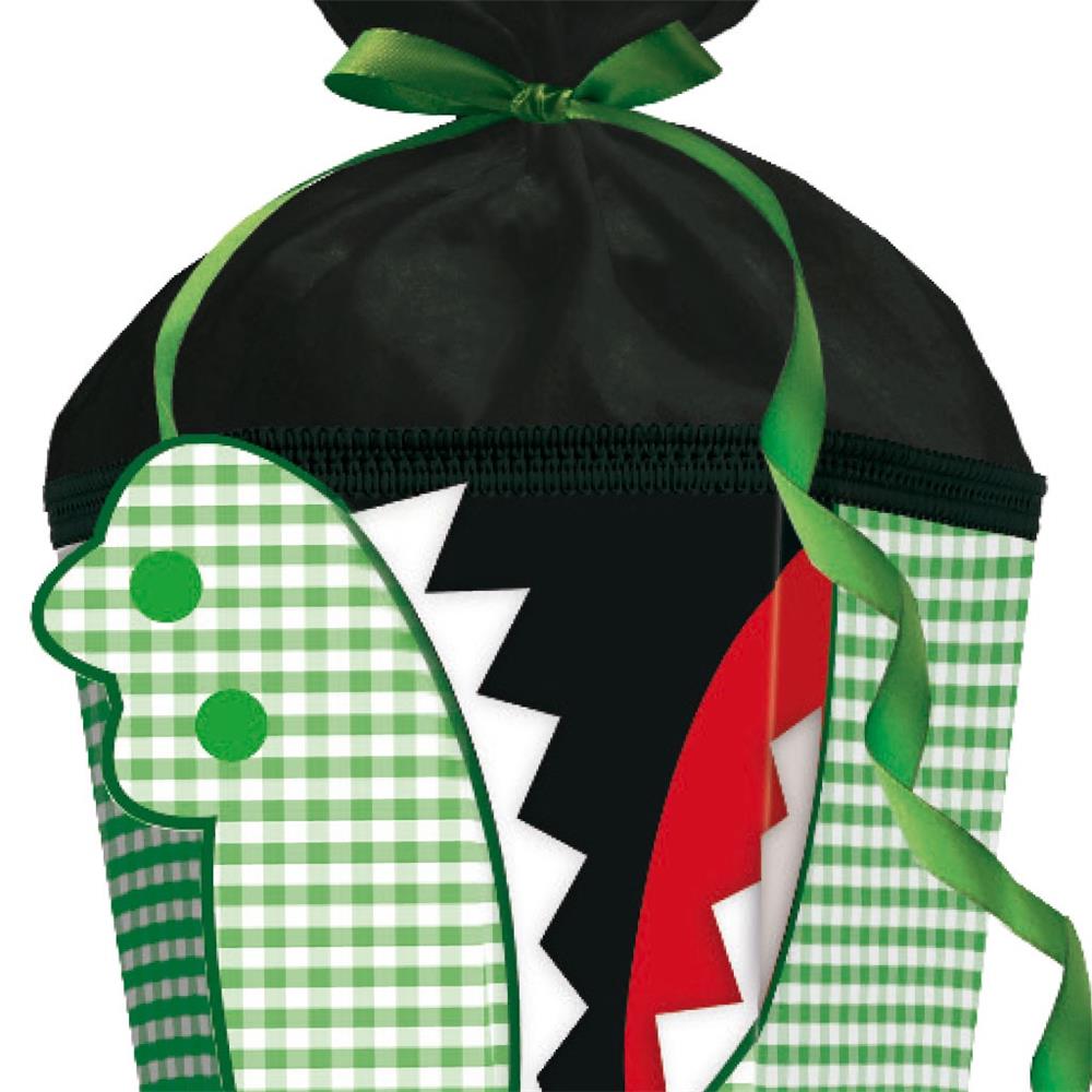 Roth Schultüte-Bastelset, Krokodil vom Nil, 80cm, eckig, Rot(h)-Spitze, Filzverschluss