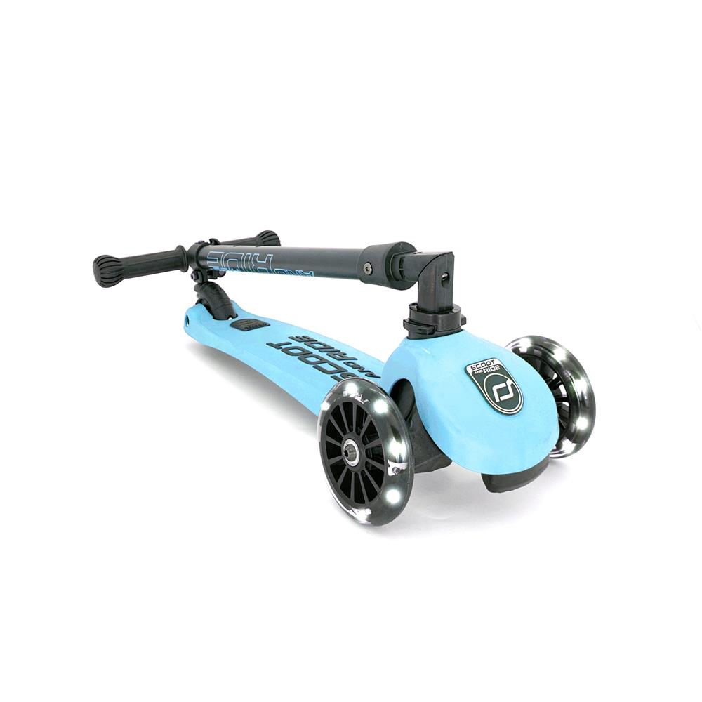 Scoot & Ride Highwaykick 3 LED Scooter, blueberry - Kinderroller, ab 3 Jahren