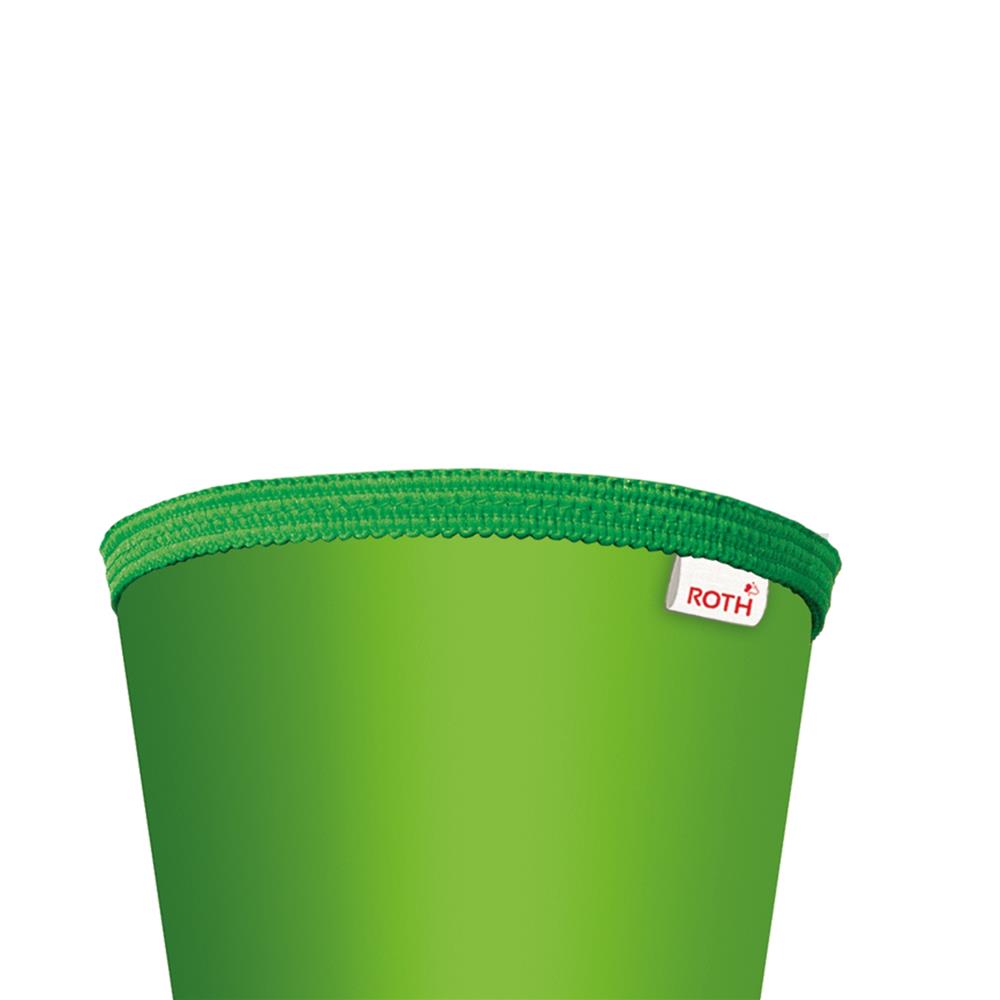 Roth Schultüte-Rohling/Basteltüte, grün, 70cm, rund, Rot(h)-Spitze, ohne Verschluss