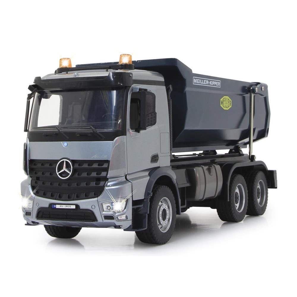 Jamara Muldenkipper Mercedes-Benz Arocs Metal Meiller, 1:20, 2,4GHz, mit Licht und Sound