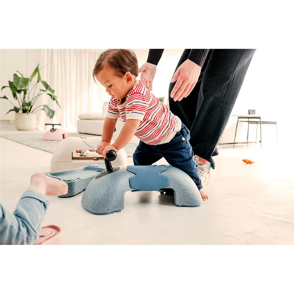 Scoot & Ride Baby-Rutscher My First steel - Rutschfahrzeug, ab 6 Monaten