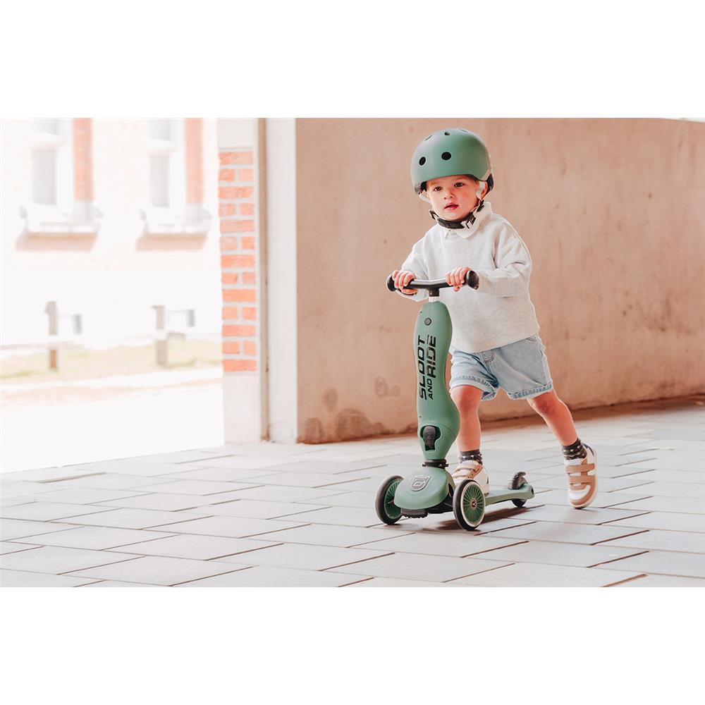 Scoot & Ride Highwaykick 1, forest - 2in1 Kinderroller, ab 1 Jahr