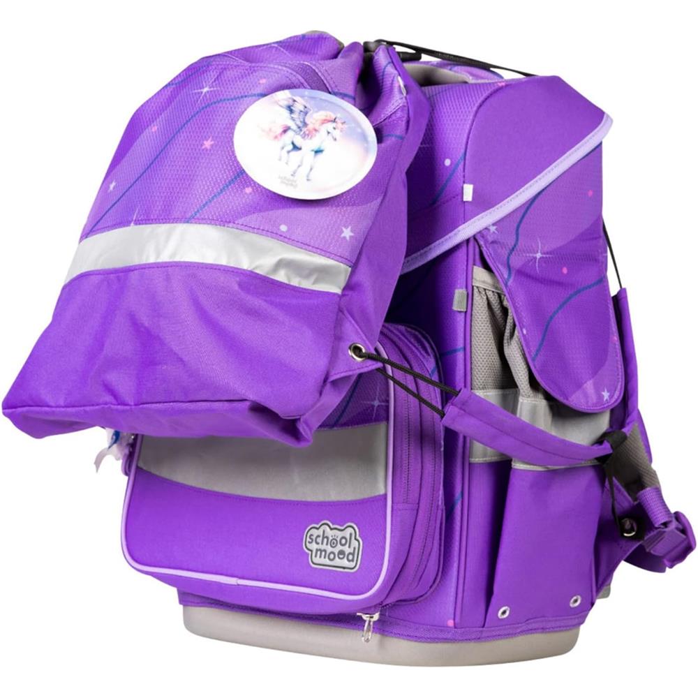 School-Mood Schulranzenset Timeless Pro Marie (Pegasus), 7-teilig