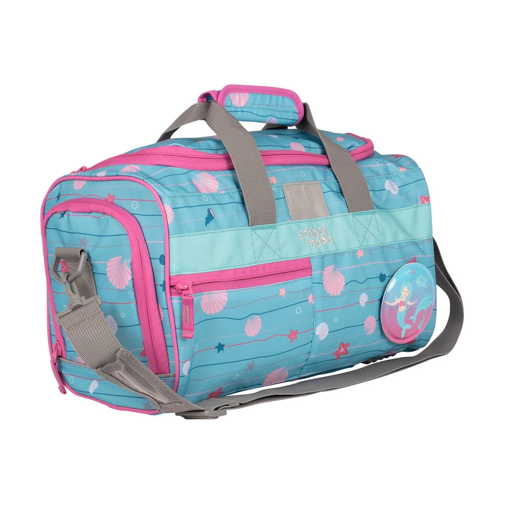 School-Mood Sporttasche Lilly (Meerjungfrau, blau)