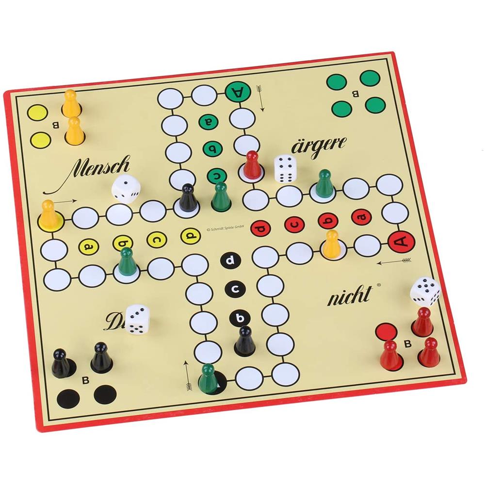 Idena Spielesammlung mit 150 Spielmöglichkeiten, für 1-8 Spieler