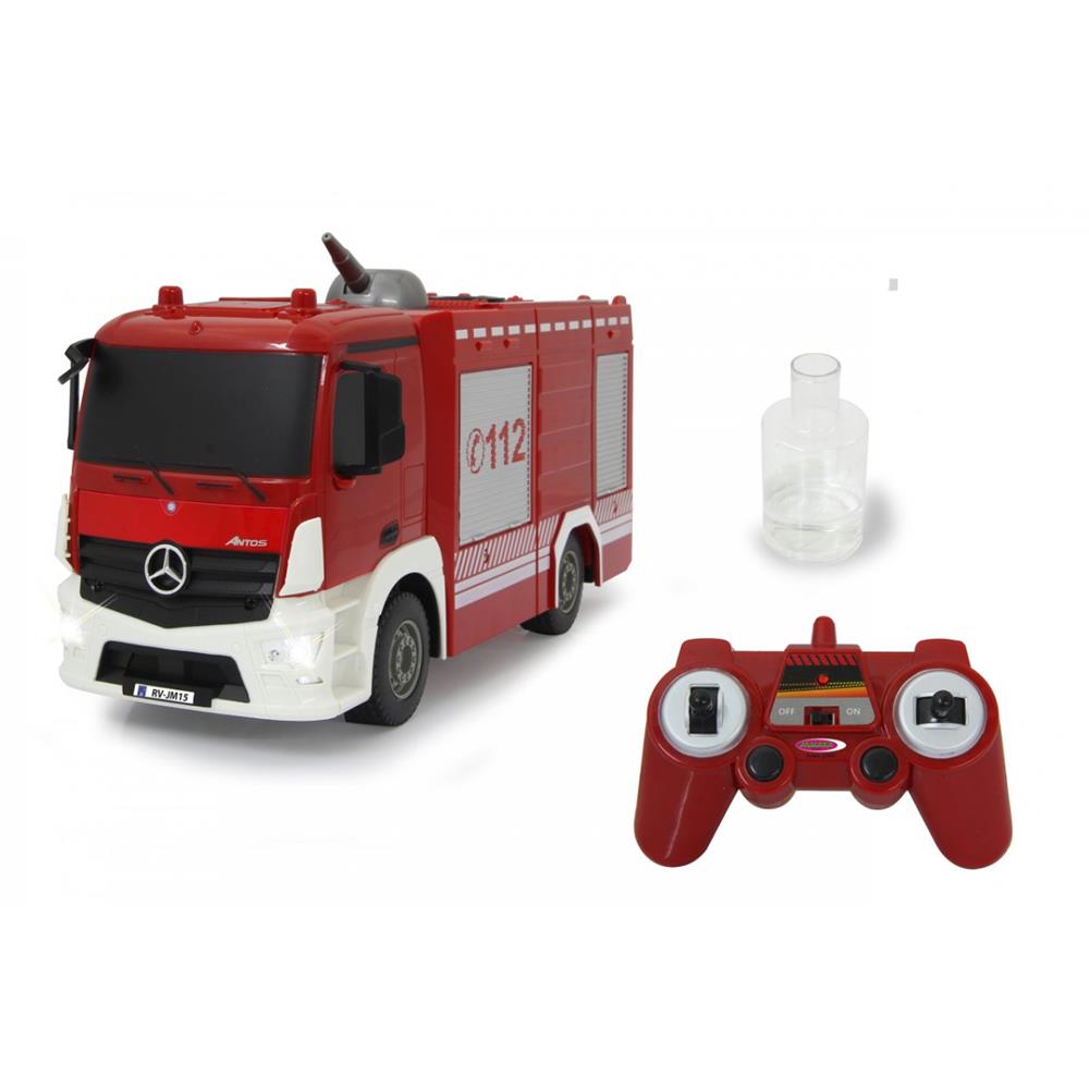 Jamara Feuerwehr TLF mit Spritzfunktion Mercedes-Benz Antos, 1:26, 2,4GHz, mit Licht