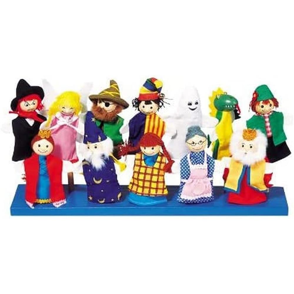 Goki Fingerpuppenset 2, Set mit 12 Fingerpuppen