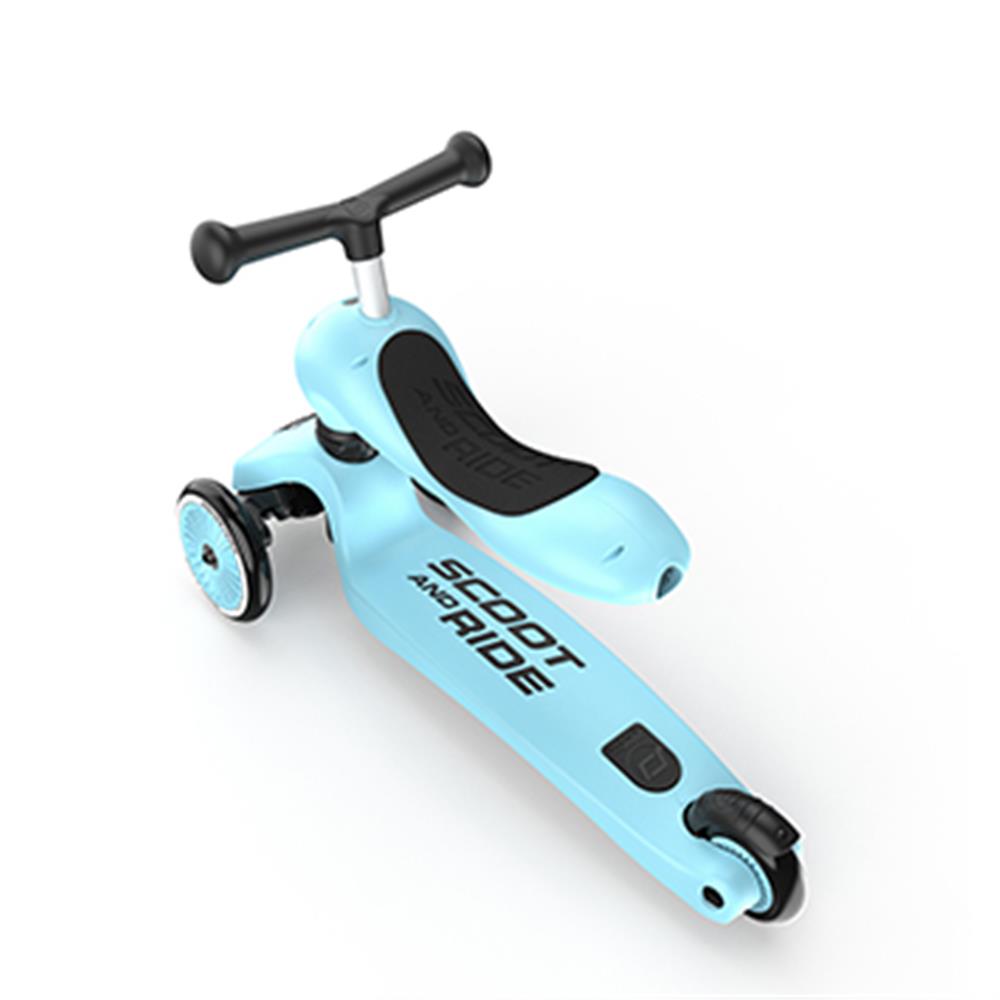 Scoot & Ride Highwaykick 1, blueberry - 2in1 Kinderroller, ab 1 Jahr