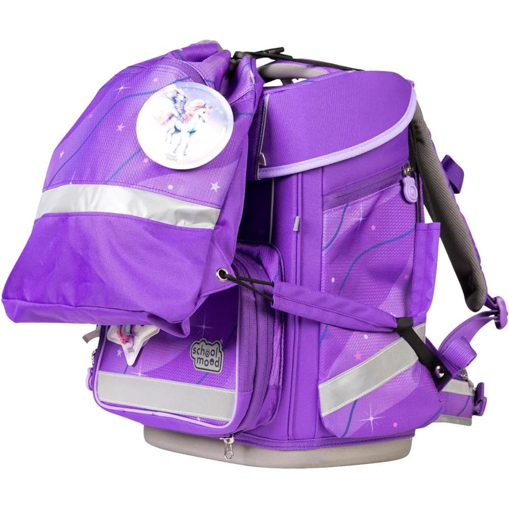 School-Mood Schulranzenset Champion Maxx Pro Marie (Pegasus), 7-teilig