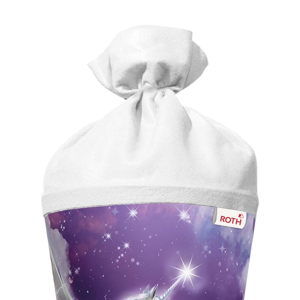 Roth Schultüte Magic Pegasus, 70cm, rund, Rot(h)-Spitze, Filzverschluss