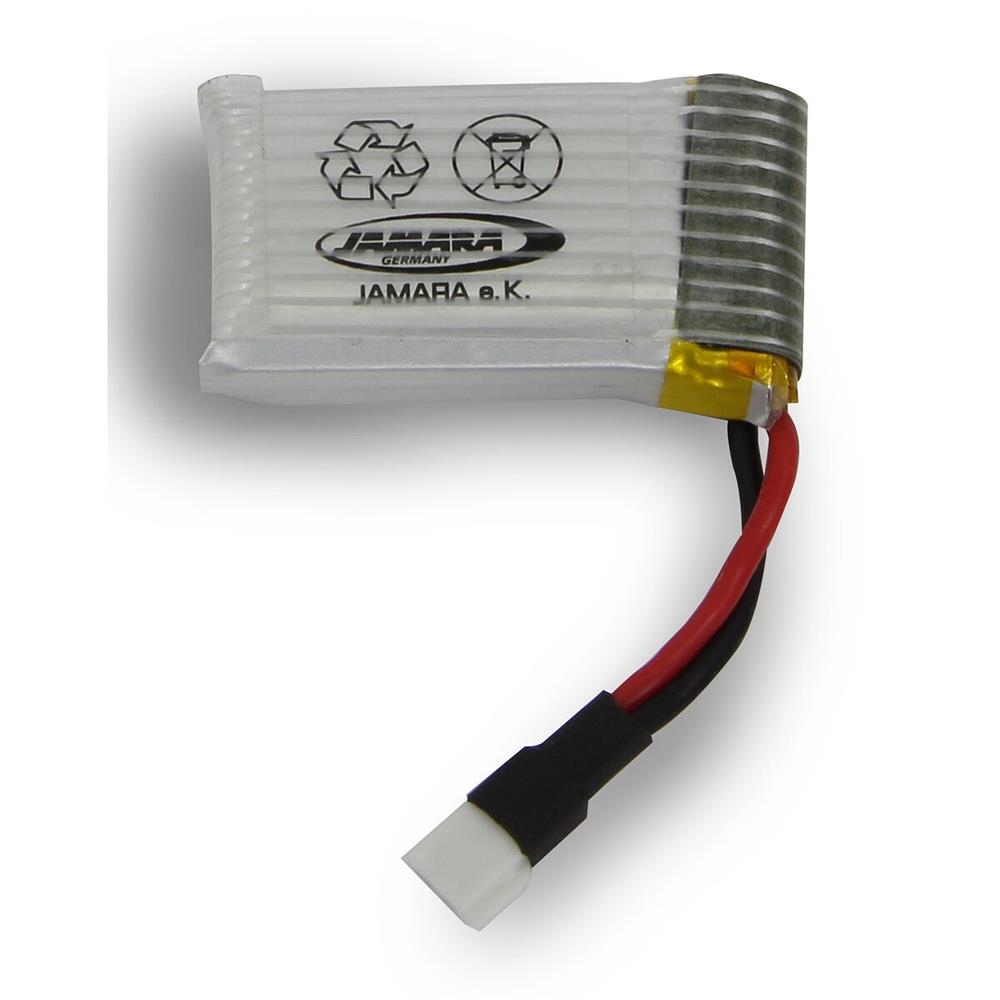 Jamara Akku AX8 Lipo 3,7V 300mAh 1,11Wh leistungsstarker Wieder aufladbarer Akku