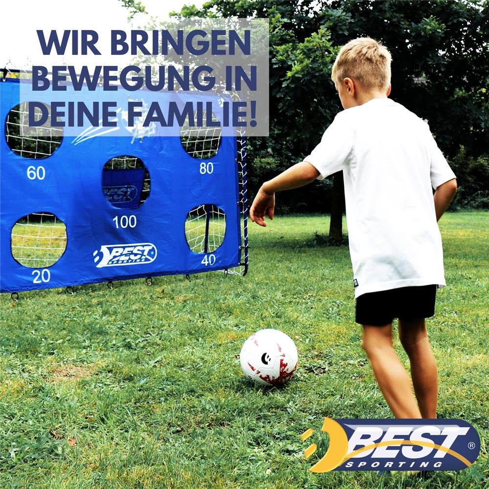 Best Sporting Fußball VALENCIA Größe 5 blau/grün Trainingsball Spielball Kinder