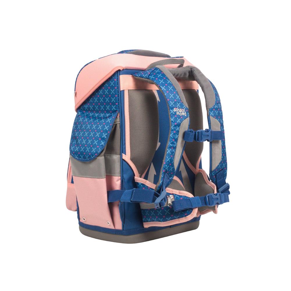 School-Mood Schulranzenset Timeless Air+ Mila (Pferd, blau)