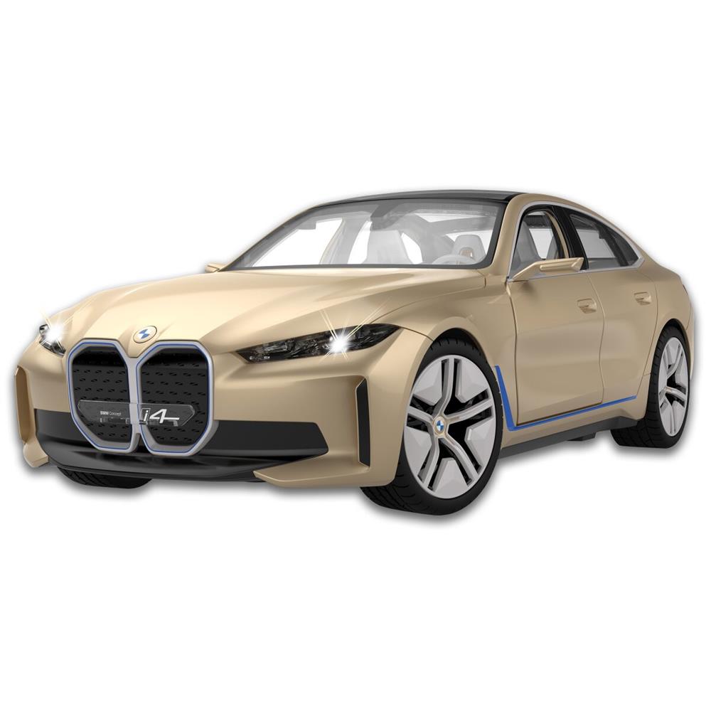 Jamara BMW i4 Concept 1:14 gold 2,4GHz Tür manuell Ferngesteuertes Auto LED Licht Innenbeleuchtung