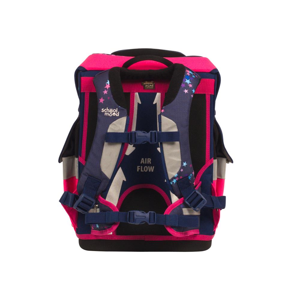 School-Mood Schulranzenset Timeless Air+ Leni (Hund, violett)