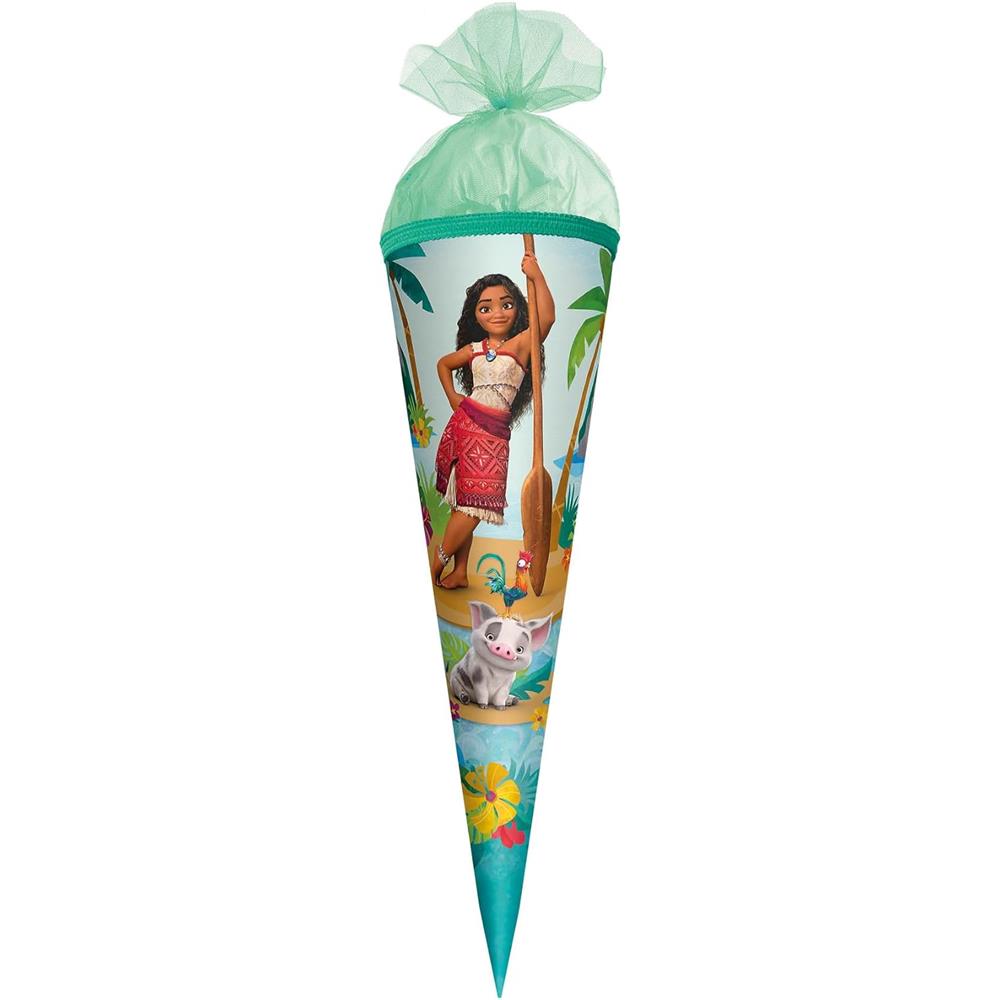 Roth Schultüte Disney Vaiana, 35cm, rund, Tüllverschluss