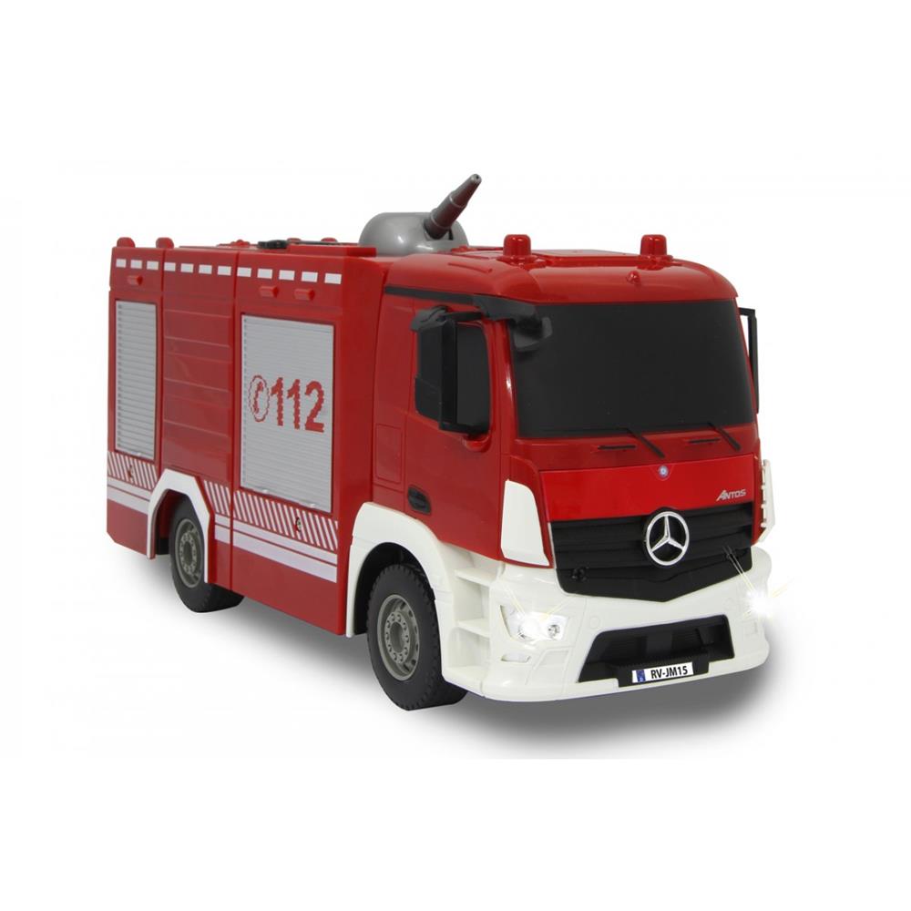 Jamara Feuerwehr TLF mit Spritzfunktion Mercedes-Benz Antos, 1:26, 2,4GHz, mit Licht