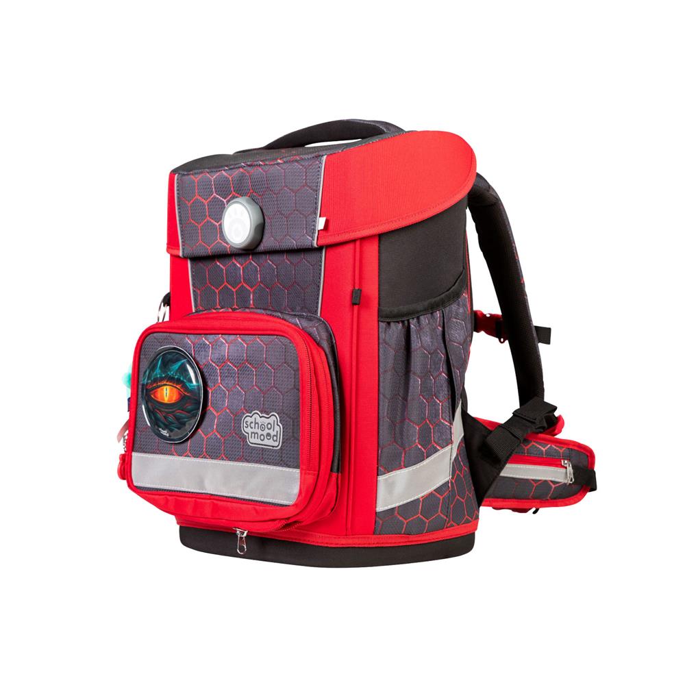 School-Mood Schulranzen Set Champion Pro Mika (Drache) 7-teilig für Schulanfänger