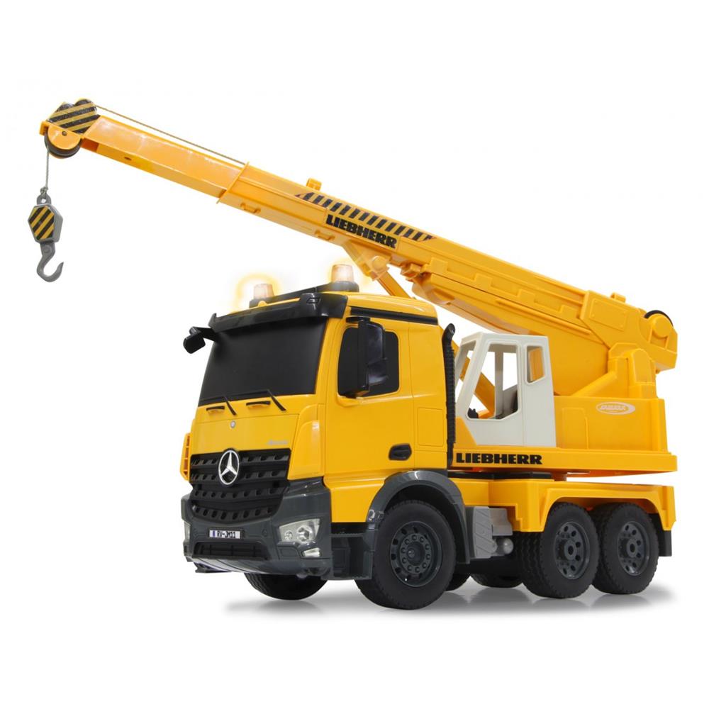 Jamara Schwerlastkran Mercedes-Benz Arocs Liebherr, 1:20, 2,4GHz, ferngesteuertes Baufahrzeug