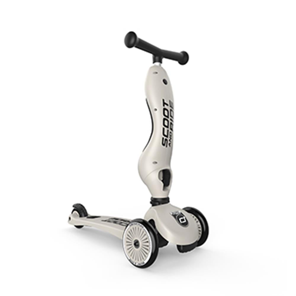 Scoot & Ride Highwaykick 1, ash - 2in1 Kinderroller, ab 1 Jahr
