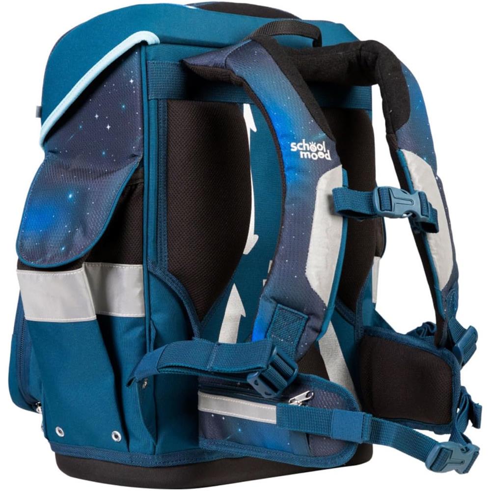 School-Mood Schulranzenset Timeless Pro Moritz (Space), 7-teilig