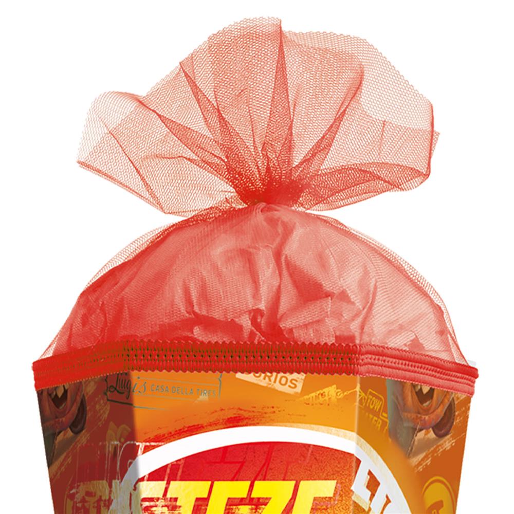 Roth Schultüte Disney Cars, 85cm, eckig, Rot(h)-Spitze, Tüllverschluss, Folieneffekt