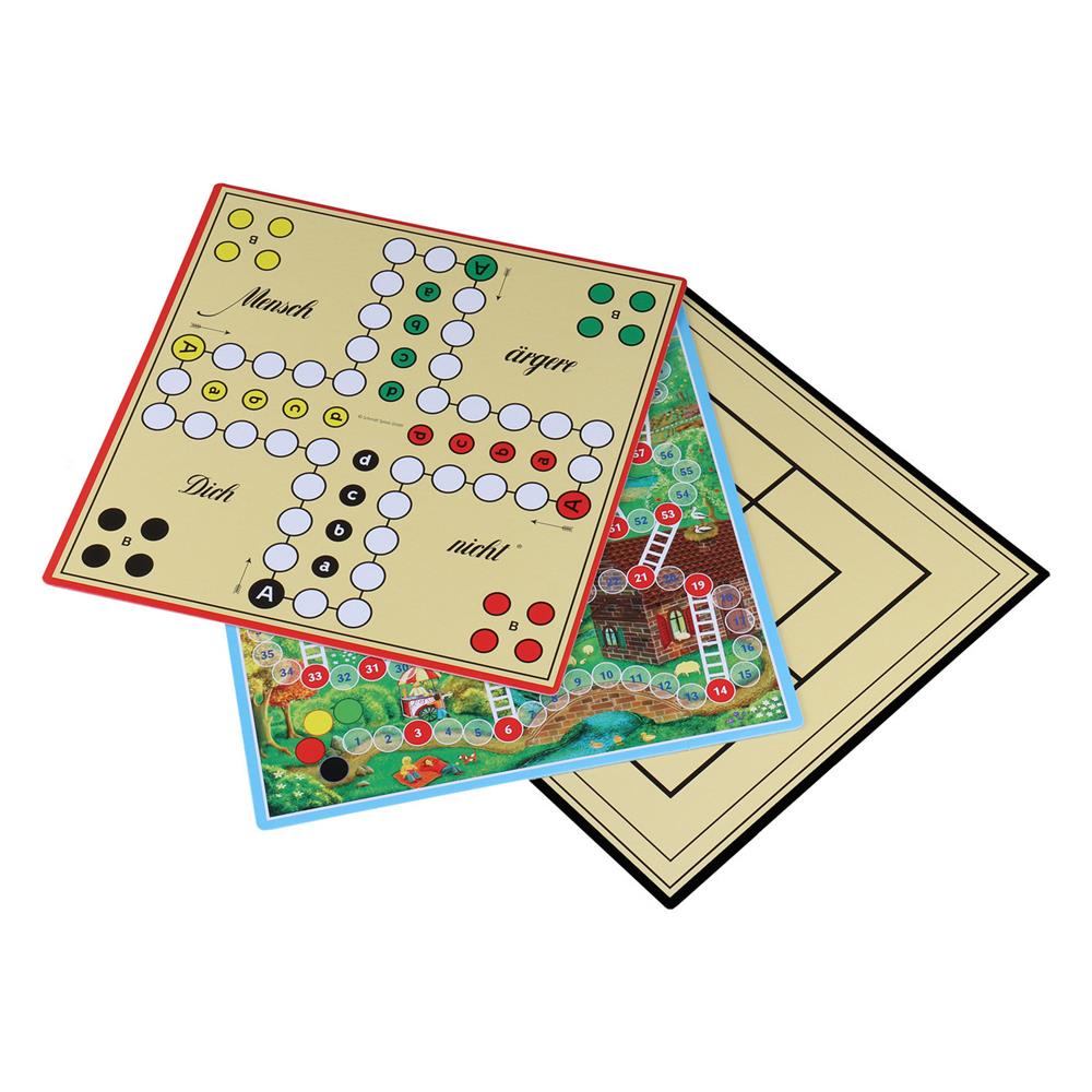 Idena Spielesammlung mit 150 Spielmöglichkeiten, für 1-8 Spieler